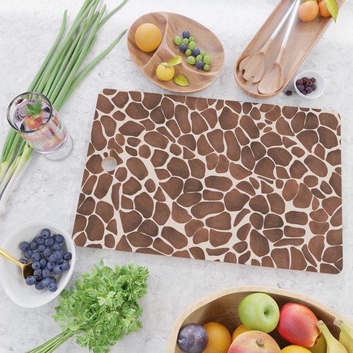 Modern giraffe print Cutting Board Gallery Image 2