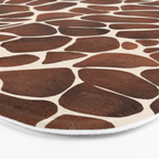 Modern giraffe print Bath Mat Gallery Image 3
