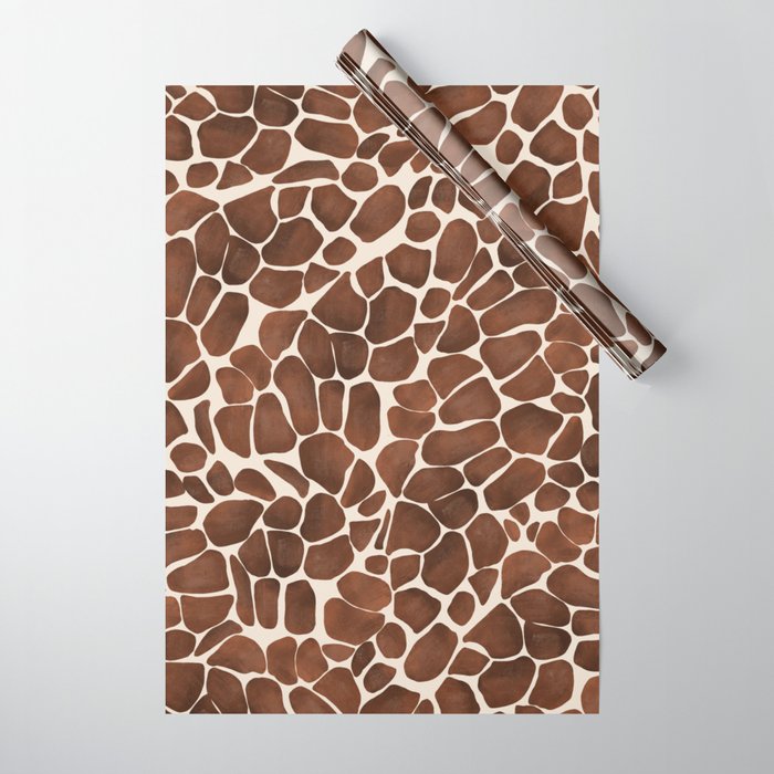 Modern giraffe print Wrapping Paper Gallery Image 1
