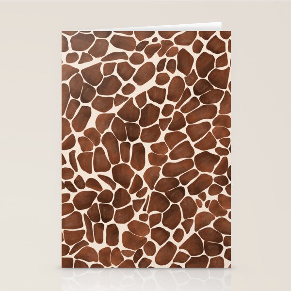 Modern giraffe print Stationery Card Gallery Image 2