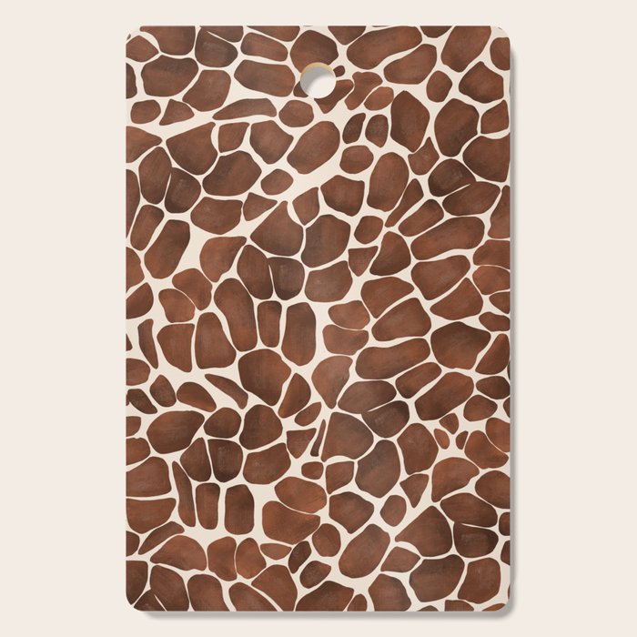 Modern giraffe print Cutting Board Gallery Image 1