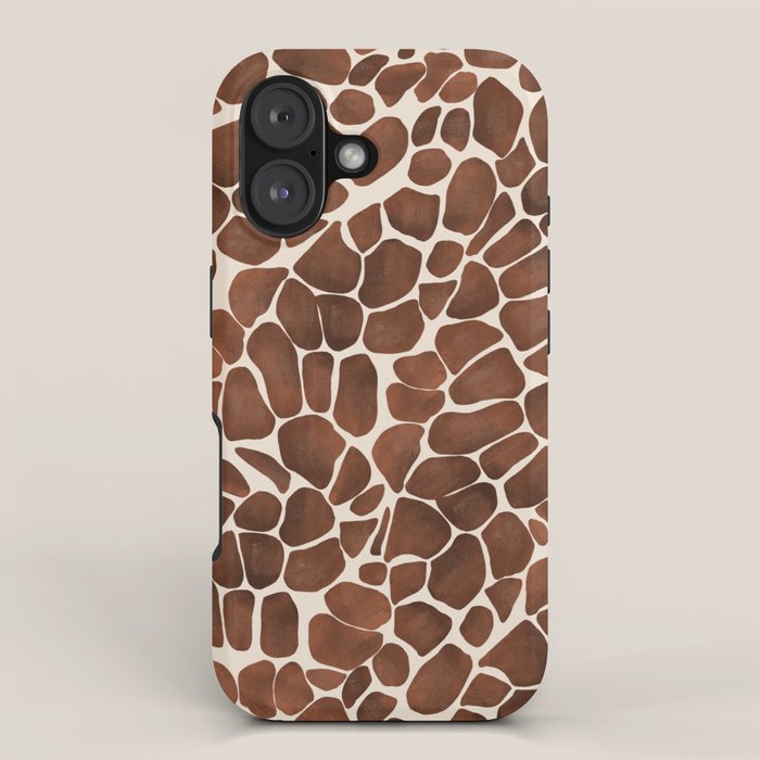 Modern giraffe print iPhone Case Gallery Image 1