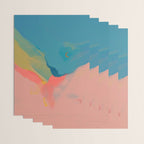 Moon Light On Rainbow Pastel | Night Sky Texture Design Wrapping Paper Gallery Image 3