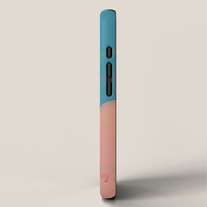 Moon Light On Rainbow Pastel | Night Sky Texture Design iPhone Case Gallery Image 2