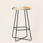 Geometric yellow and black arrangement Stool Gallery Image 1