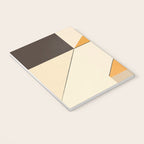Geometric yellow and black arrangement Notebook Gallery Image 3