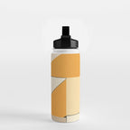 Geometric yellow and black arrangement Water Bottle Gallery Image 2