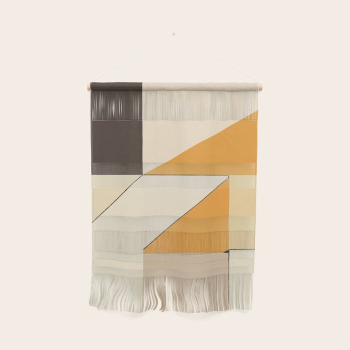 Geometric yellow and black arrangement Wall Hanging Gallery Image 1