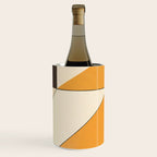 Geometric yellow and black arrangement Wine Chiller Gallery Image 1