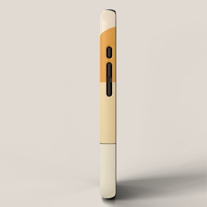 Geometric yellow and black arrangement iPhone Case Gallery Image 2
