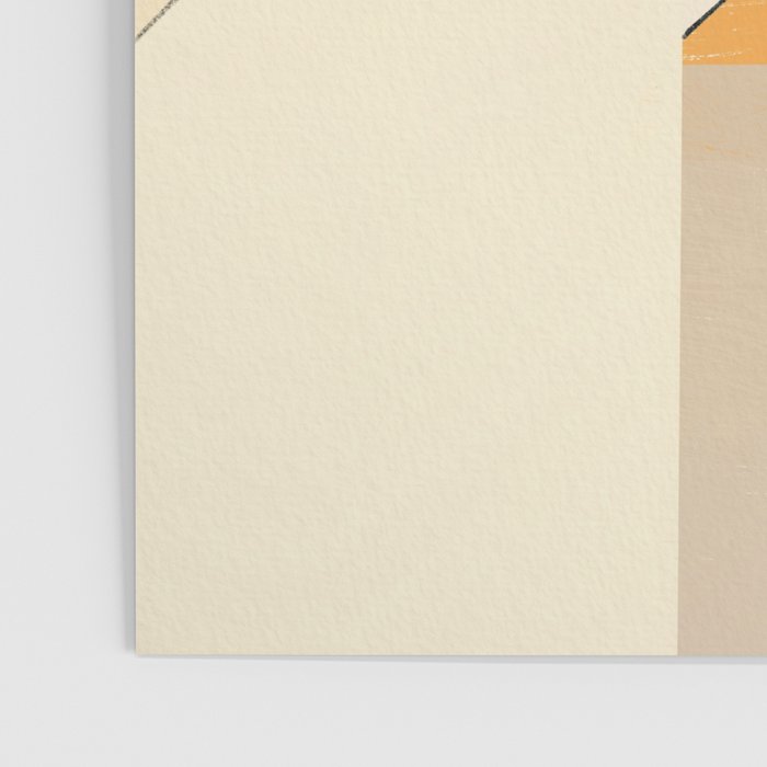 Geometric yellow and black arrangement Poster Gallery Image 3