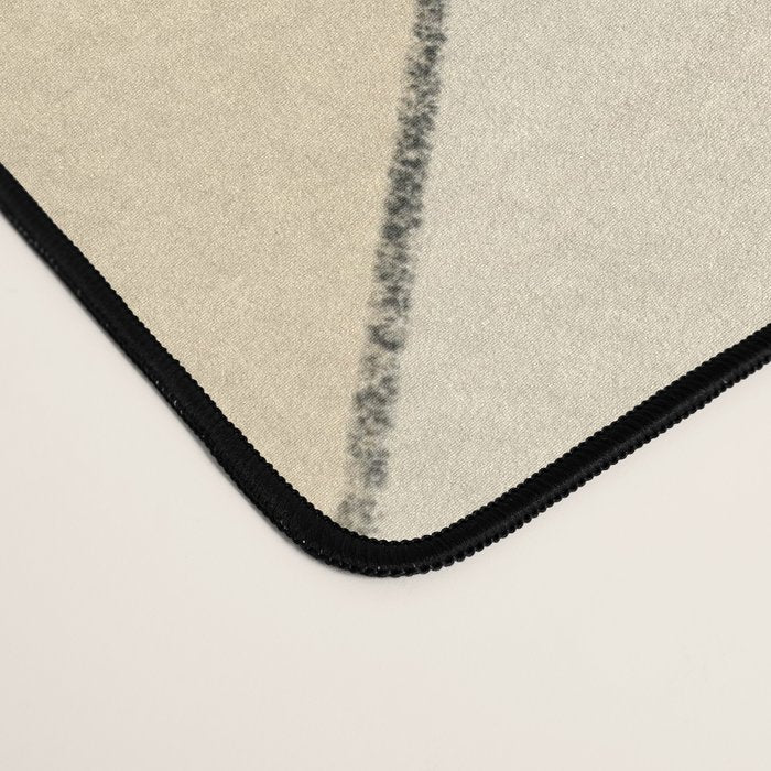 Geometric yellow and black arrangement Desk Mat Gallery Image 4