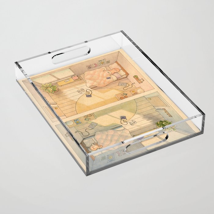 Day and Night Acrylic Tray Gallery Image 1