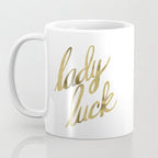 Lady Luck - Gold Ink Coffee Mug Gallery Image 3