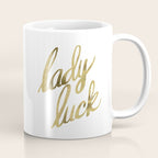 Lady Luck - Gold Ink Coffee Mug Gallery Image 1