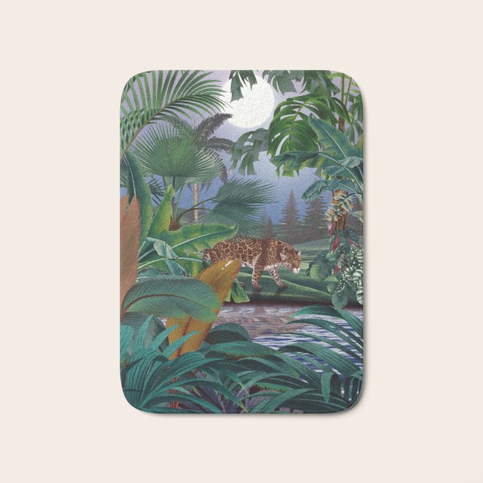 Leopard Jungle Bath Mat Gallery Image 1
