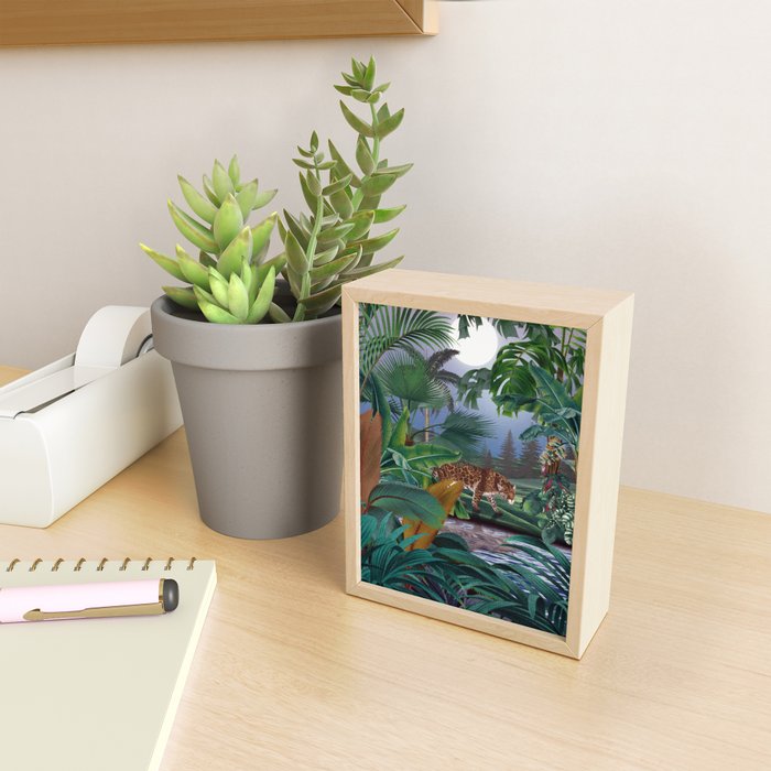 Leopard Jungle Mini Art Print Gallery Image 2