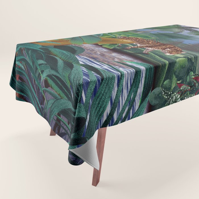 Leopard Jungle Tablecloth Gallery Image 1