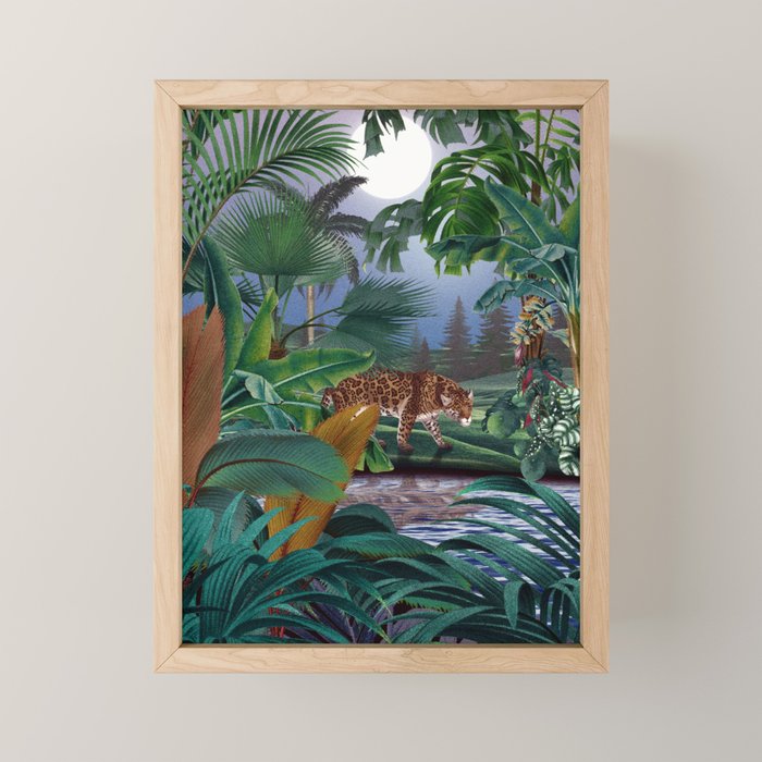 Leopard Jungle Mini Art Print Gallery Image 1