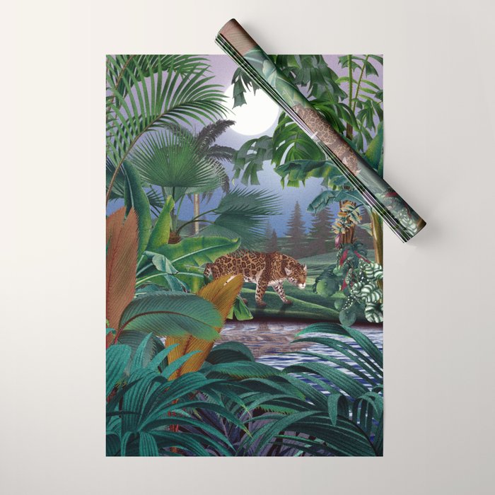 Leopard Jungle Wrapping Paper Gallery Image 1