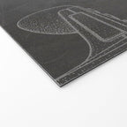 Video Game Controller Patent - Retro Gaming Game Room Art - Black Chalkboard Welcome Mat Gallery Image 2