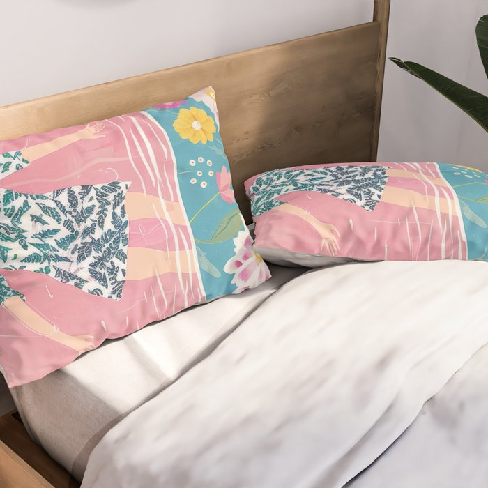 In the Garden of Her Mind Pillow Sham Gallery Image 2