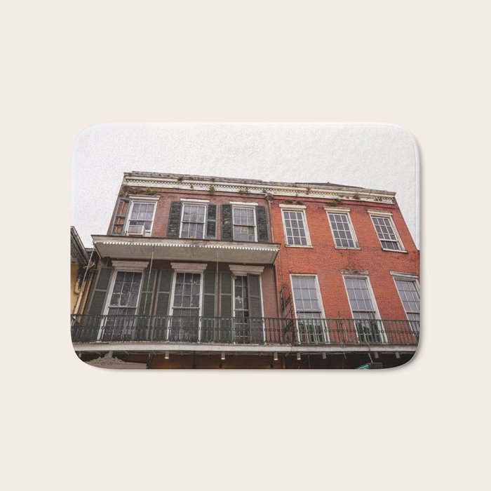 New Orleans French Quarter x Bourbon Street New Orleans Photography Bath Mat Gallery Image 1