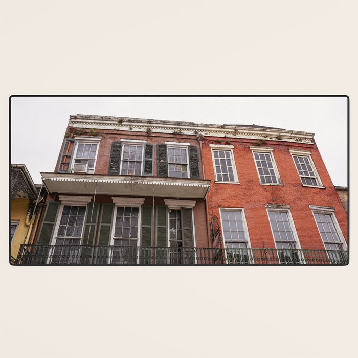 New Orleans French Quarter x Bourbon Street New Orleans Photography Desk Mat Gallery Image 3