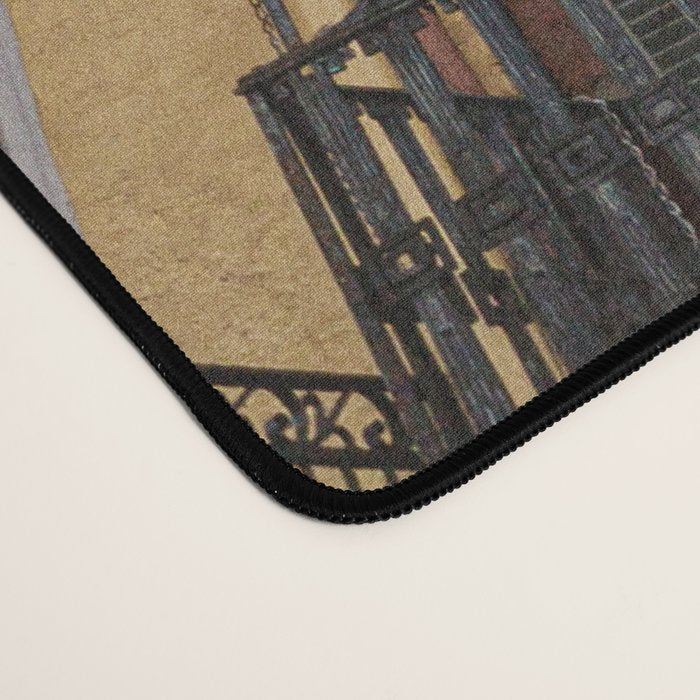 New Orleans French Quarter x Bourbon Street New Orleans Photography Desk Mat Gallery Image 4