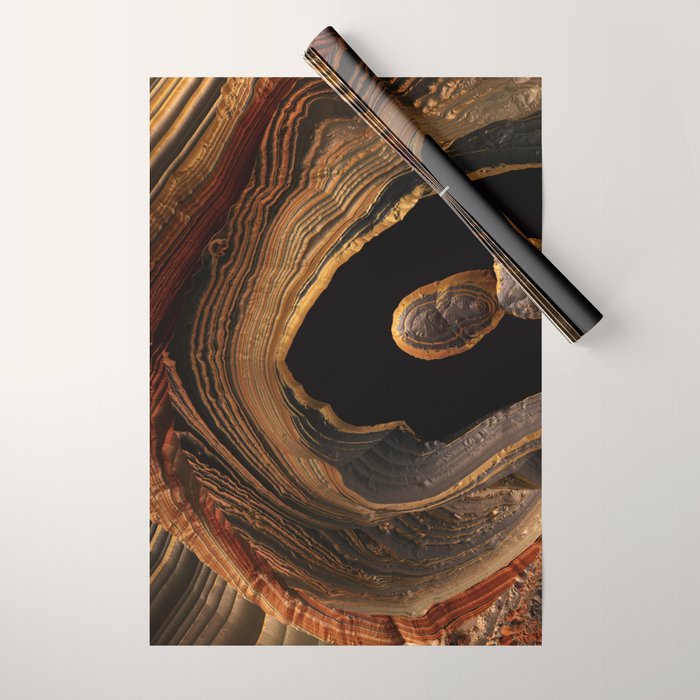 Tiger's Eye Canyon Wrapping Paper Gallery Image 1