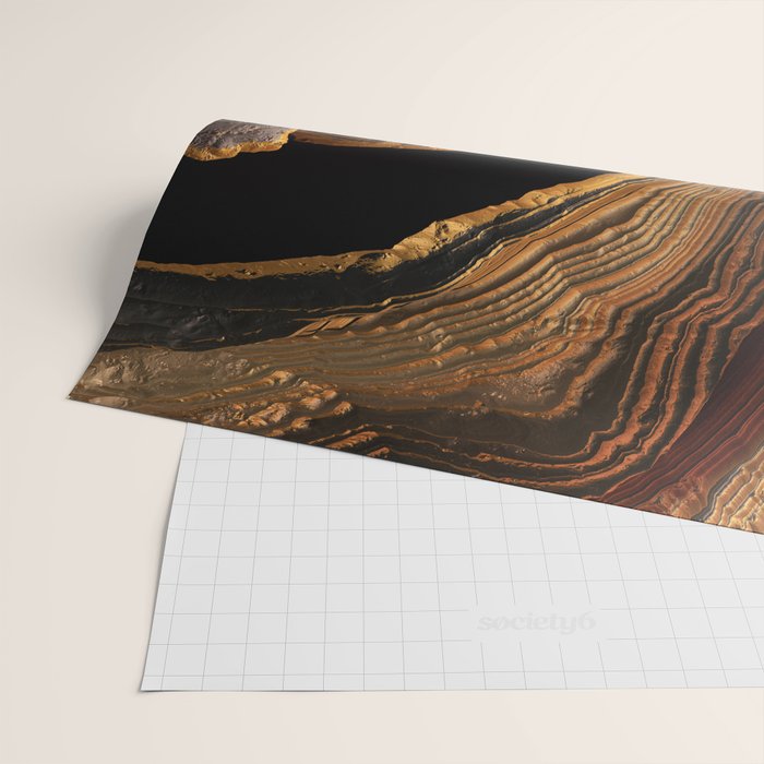 Tiger's Eye Canyon Wrapping Paper Gallery Image 2