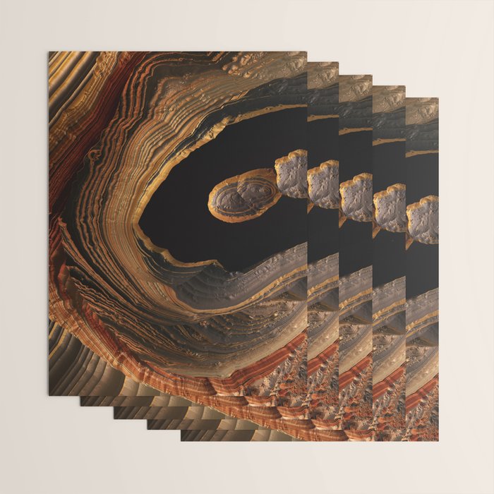 Tiger's Eye Canyon Wrapping Paper Gallery Image 3