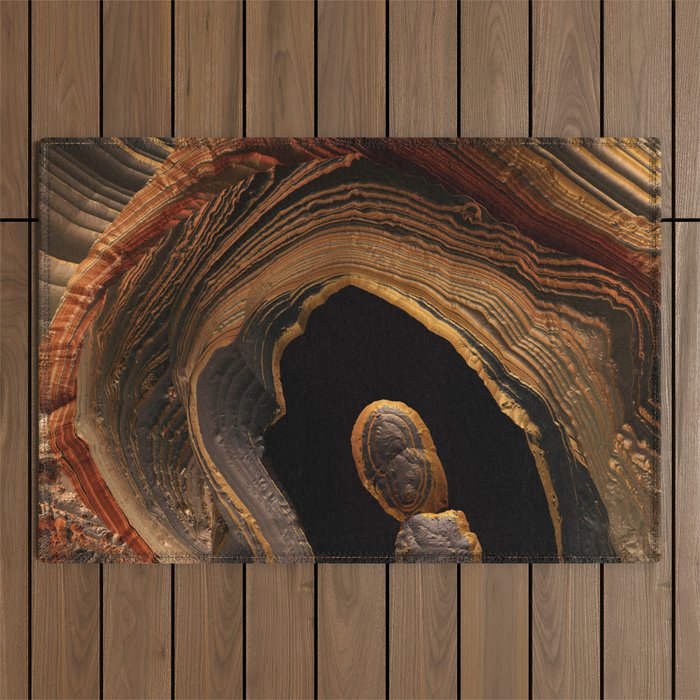 Tiger's Eye Canyon Outdoor Rug Gallery Image 1