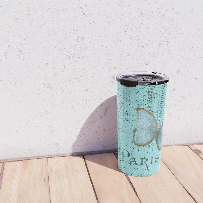 Paris - my blue love Travel Mug Gallery Image 4