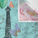 Paris - my blue love Wall Tapestry Gallery Image 3