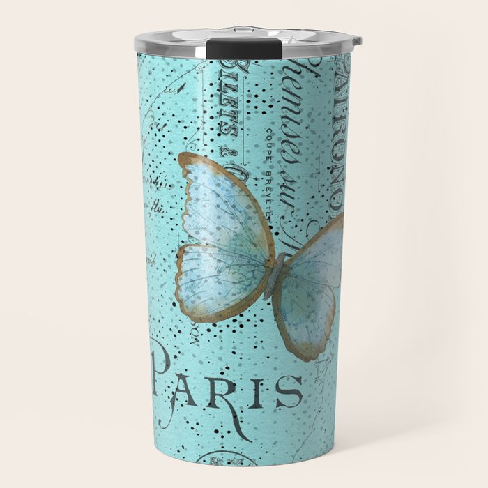 Paris - my blue love Travel Mug Gallery Image 1