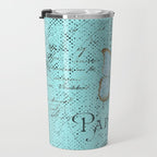 Paris - my blue love Travel Mug Gallery Image 3