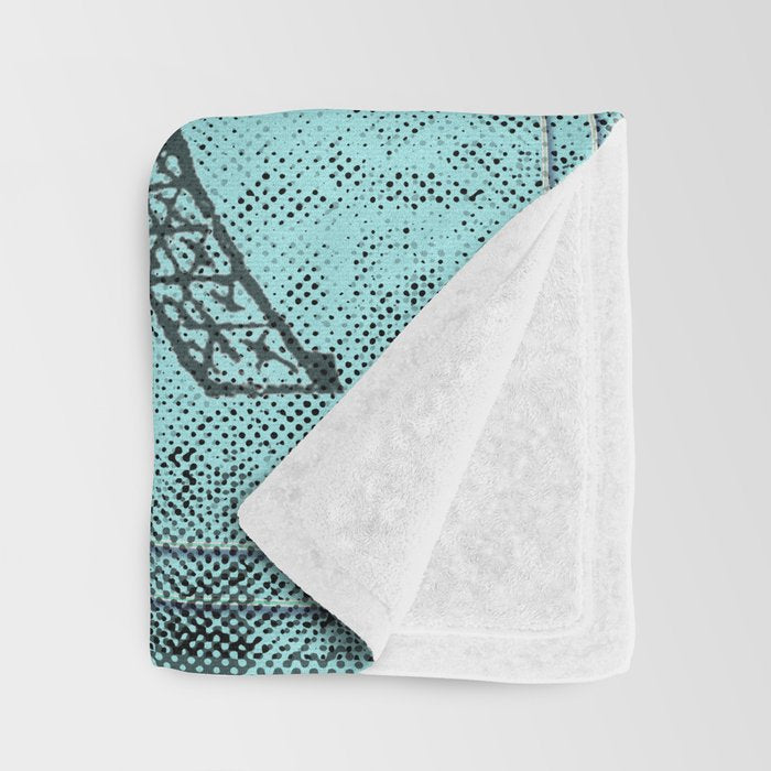 Paris - my blue love Throw Blanket Gallery Image 3