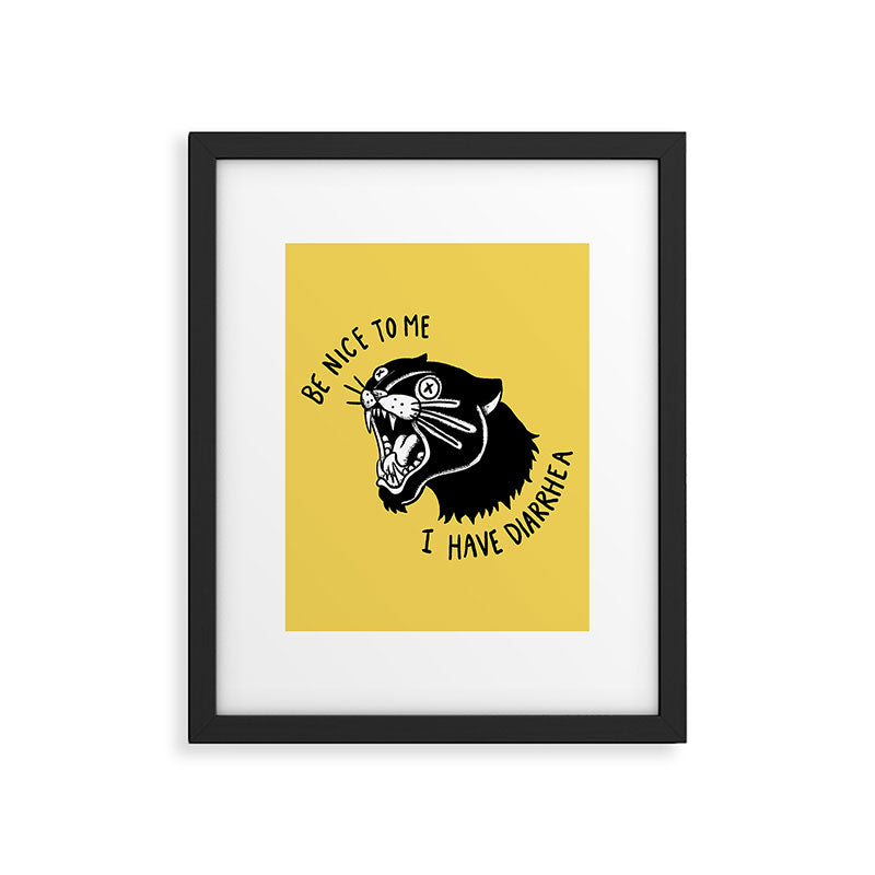 Panther Poop Framed Art Print Gallery Image 5