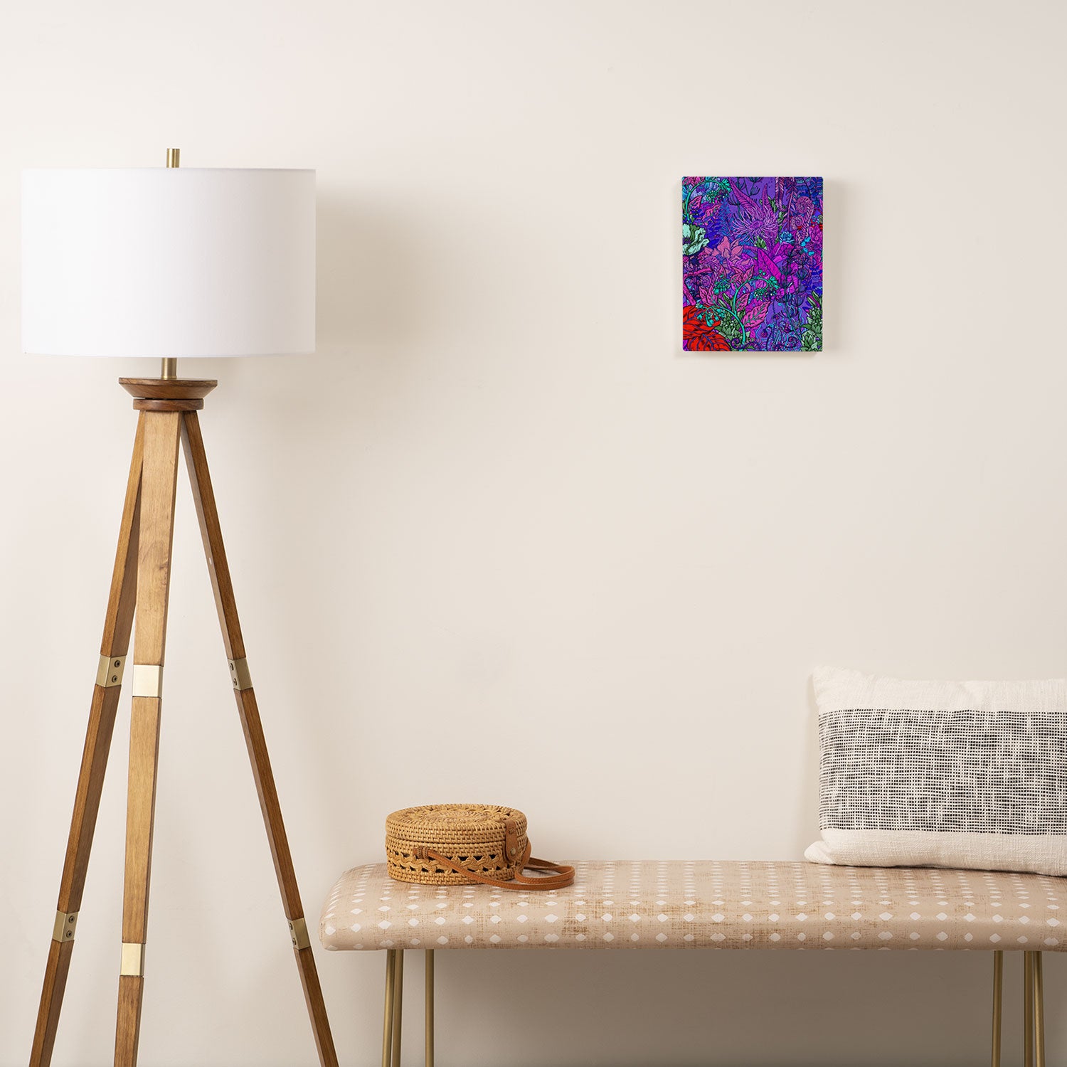Electric Garden Canvas Print Gallery Image 2