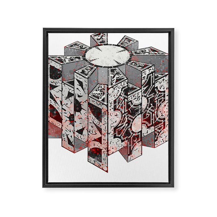 Hellraiser Puzzlebox D Framed Canvas Print Gallery Image 1