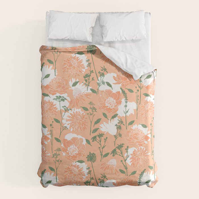 Modern floral blooms PGM7 Duvet Cover Gallery Image 6