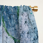 Little Morel Mushrooms in Blue Night Window Curtain Gallery Image 2