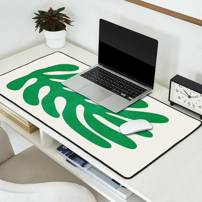 Shamrock: Matisse Color Paper Cutouts 02 Desk Mat Gallery Image 2