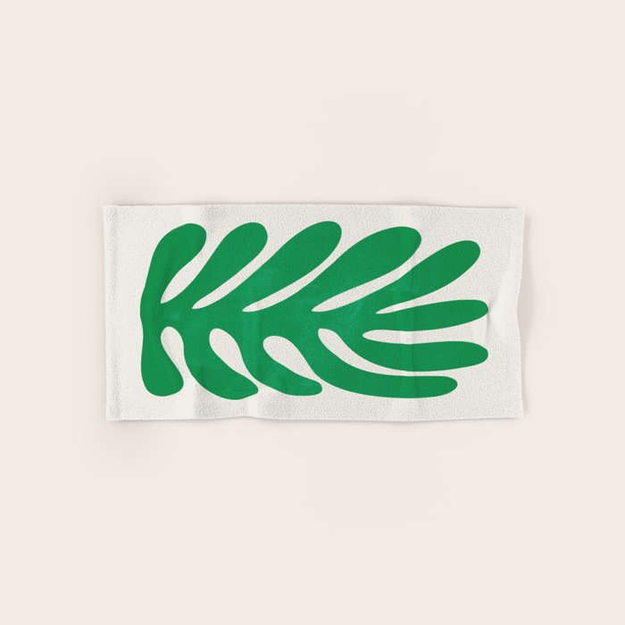 Shamrock: Matisse Color Paper Cutouts 02 Bath Towel Gallery Image 1