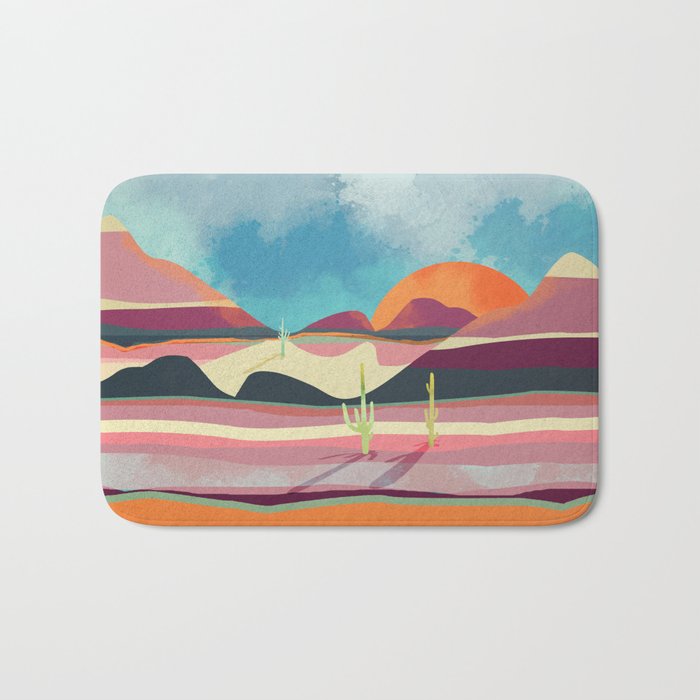 Pink Desert Glow Bath Mat Gallery Image 1