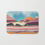 Pink Desert Glow Bath Mat Gallery Image 1