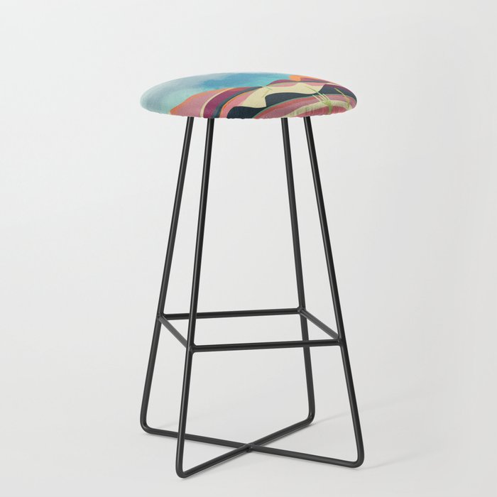 Pink Desert Glow Stool Gallery Image 1