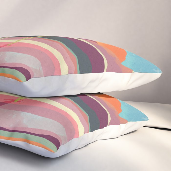 Pink Desert Glow Pillow Sham Gallery Image 3