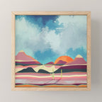 Pink Desert Glow Mini Art Print Gallery Image 1